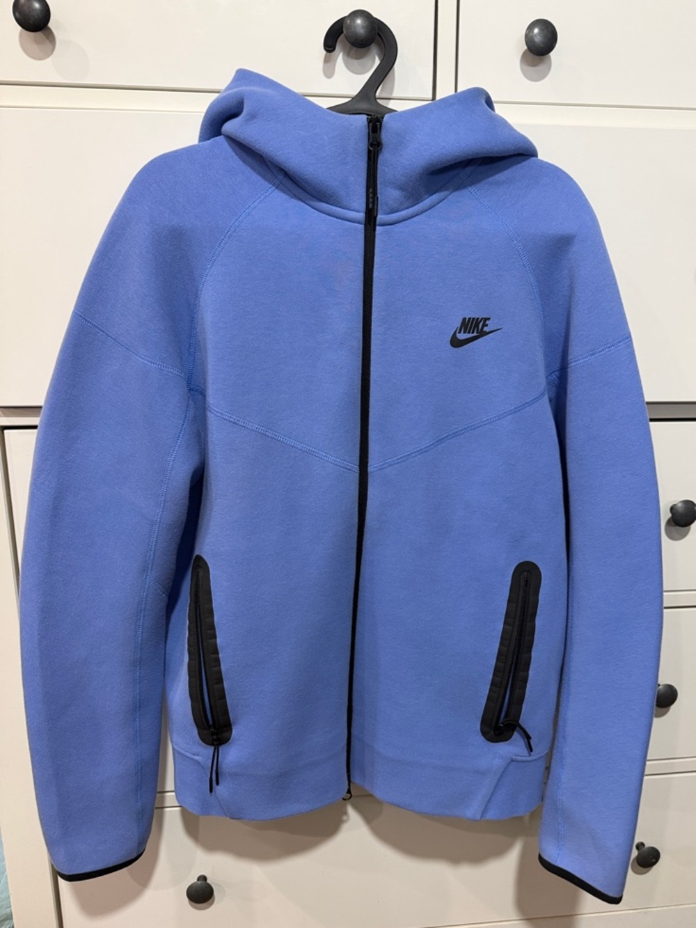 Nike Periwinkle Zip-Up Hooded Fleece Jacket